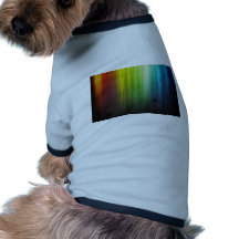 regenboog afbeelding shirt voor honden