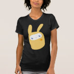Regenboog Gekleurde Gumdrop Konijntjes t-shirts