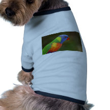 Regenboog Lorikeet Honden Tshirt
