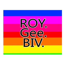 Regenboog, ROYGeeBiv - Roygbiv Wens Kaart