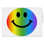 Regenboog Smiley Kaarten