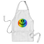 Regenboog Smiley Schort