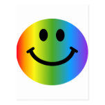 Regenboog Smiley Wenskaarten