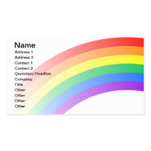 Regenboog Visitekaartjes