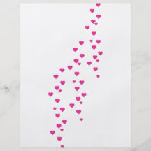 regenend hartenpictogram gepersonaliseerde folder