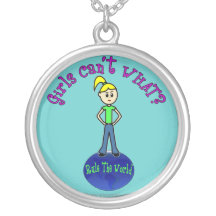 Règle blonde le monde pendentif