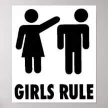 Règle d'Affiche-Filles