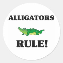 Règle d'ALLIGATORS ! Autocollants