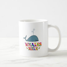 Règle de baleines tasse à café
