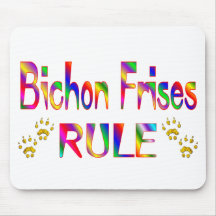 Règle de Bichon Frises Tapis De Souris