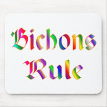 Règle de Bichons Tapis De Souris