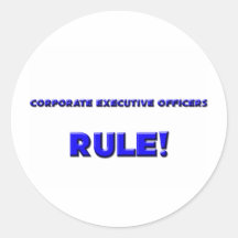 Règle de cadres dirigeants de cadre d'entreprise ! autocollant