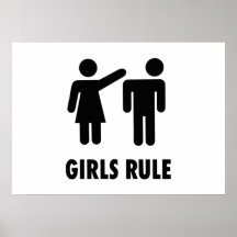 Règle de filles posters