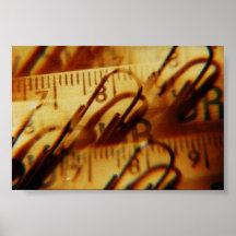 Règle de l'agrafe n affiches