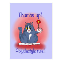 Règle de Polydactyls ! Cartes Postales