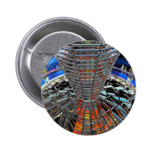 Reichstag/Bundestag, Berlin intérieur, artistique Badge