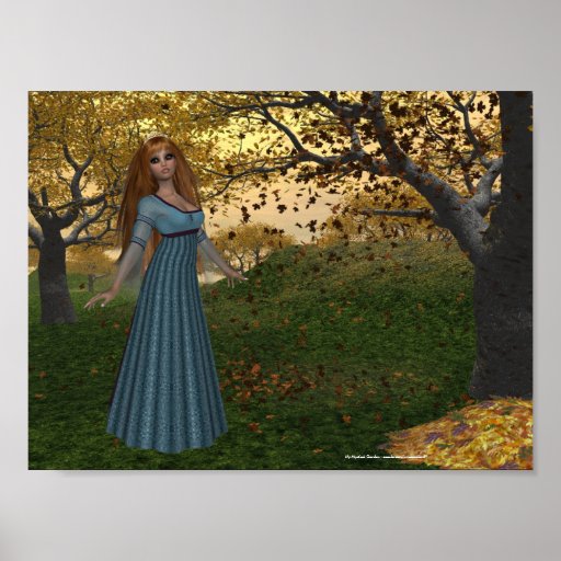 Reine d'automne - copie d'imaginaire posters