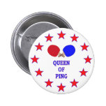 Reine de ping-pong badge