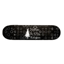 Religion naturelle plateaux de skateboards customisés
