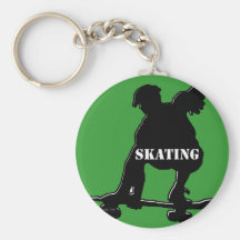 Remorque clée « Skater " Porte-clef