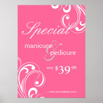 Remous 2 de rose et de blanc de spa d'affiche de s posters