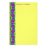 remous colorés papier à lettre customisable