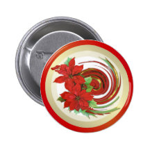 Remous de poinsettia pin's