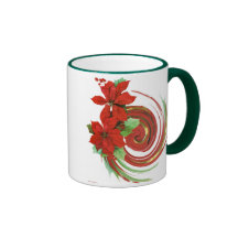 Remous de poinsettia tasse