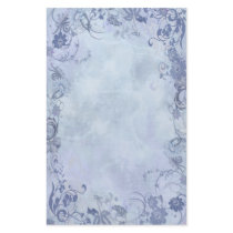 Remous floraux bleus