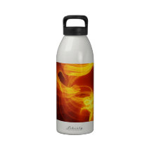 Remous orange bouteille d'eau réutilisable