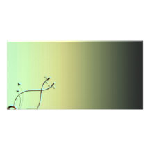 Remous verdâtres de inspiration cartes avec photo