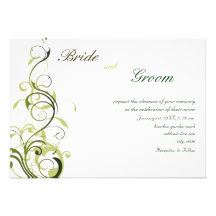 Remous vert invitation