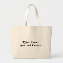 Rendez à César les choses qui sont César Sacs De Toile