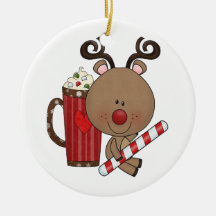 Renne de Rudy avec du cacao Décoration De Noël