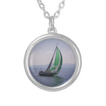 Rennend jacht persoonlijke sieraden