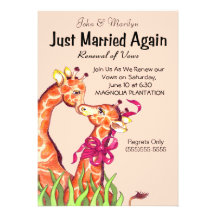 Renouvellement de girafe des invitations de partie