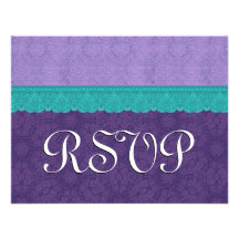 Réponse pourpre et turquoise 3B de mariage de la d Bristol
