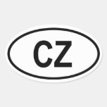 République Tchèque "CZ " Adhésifs