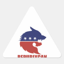 Republycan Driehoek Stickers