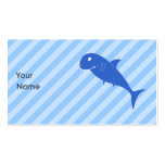 Requin bleu cartes de visite professionnelles