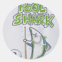 Requin de piscine autocollants