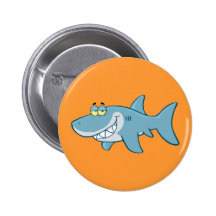Requin de sourire pin's avec agrafe