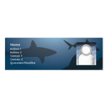 Requin - maigre modèle de carte de visite