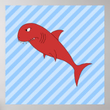 Requin rouge posters