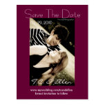 Réservez la date carte postale