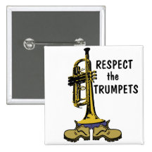 Respectez les trompettes pin's