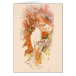 Ressort - art Nouveau d'Alphonse Mucha Cartes