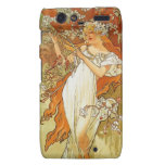 Ressort de Nouveau Alphonse Mucha d'art Coques Droid RAZR