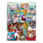 Restaurant de chiens cartes postales