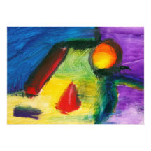 Résumé - acrylique - primitifs faire-parts